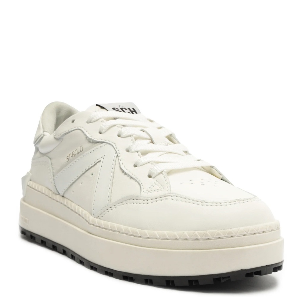 BOLD LEATHER SNEAKER - SIZE 8 - BRAND NEW